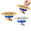 Self Closing Odor Proof Floor Drain Core Copper for Basements Sinks Kitchen