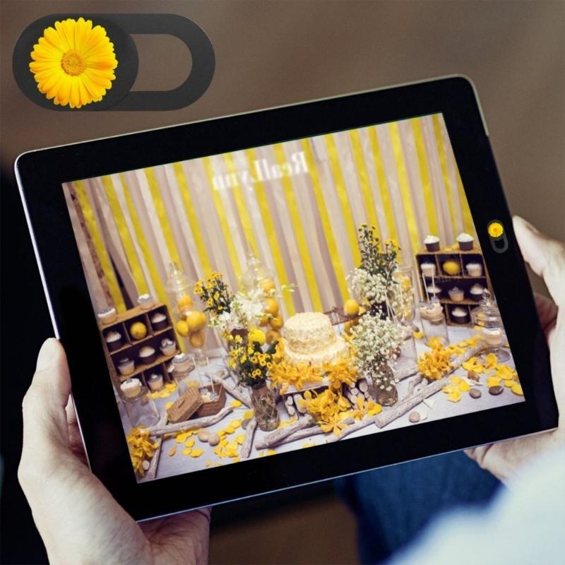 3pcs Cartoon Kitten Camera Cover Webcam Cover Slide Universal Web Camera Phone Camera Cover Protect Your Security