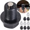 Magnetic Engine Oil Pan Drain Nut Thickened Extended Carbon Steel Oil Drain Plug Bolt for Honda Volkswagen Hyundai Kia Screws