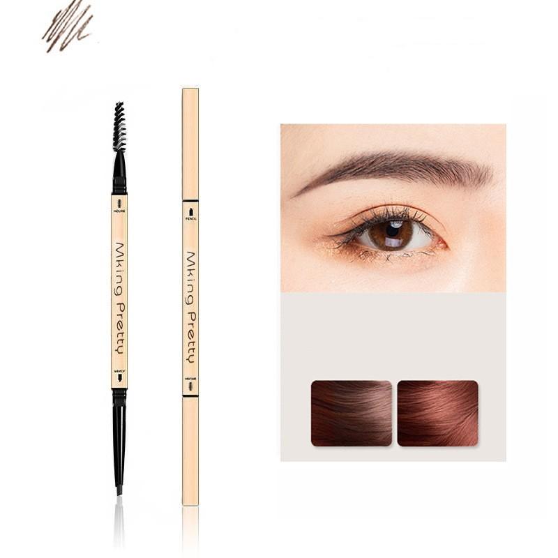 Купить Карандаш для бровей с двойной головкой, долговечный, водостойкий ...