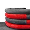 5D Premium Sports Suede Car Steering Wheel Cover Breathable Universal Non-slip 15inch/38cm New Styling Booster Covers Auto Parts