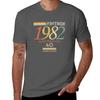 Vintage 1982 40th Birthday Aged Perfectly Gift Tshirt T Shirt For Unisex 100 Percent Cotton Tshirt
