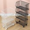 Zhaoran 4-Tier Kitchen Storage Rack with Baskets