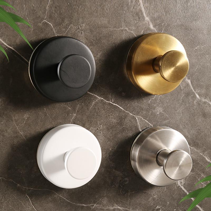 Stainless Steel Strong Suction Cup Hooks For Kitchen Bathroom Towel Hangers