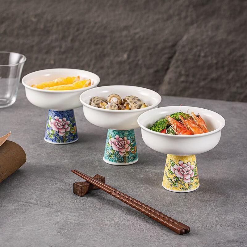 ZISIZ Emaille Keramik Fußschale