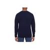 Levis FW23 Solid Color Crew Neck Pullover Long Sleeve Sweatshirt Men Sweatshirt Blue A4320-0001