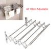 Folding Clothes Rack, Bathroom Towel Rack Bracket, Bathroom Toilet Stainless Steel 42-80 Cm