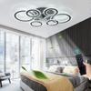 Creative Smart Ceiling Fan Light DC Motor 6 Gear Reversible Living Room Bedroom Ceiling Fan with Lighting LED Dimmable Quiet