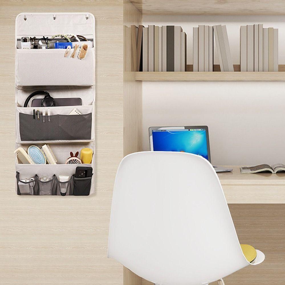 Foldable Door Hanging Storage Bag Multi-layer Closet Organizer Holder  Desktop Storage Box
