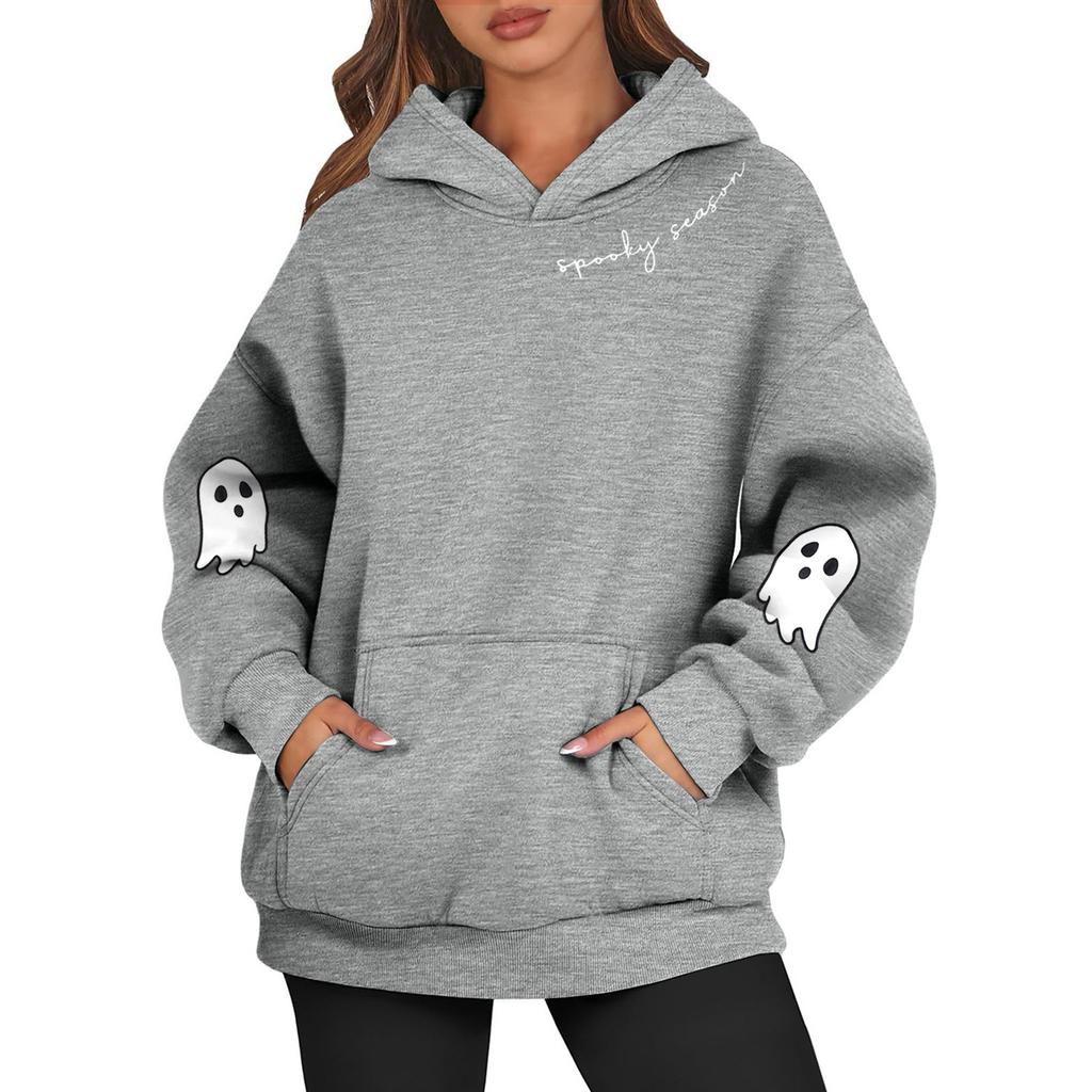 Dámské mikiny Oversized mikiny s dlouhým rukávem Ležérní svetr mikiny s kapucí