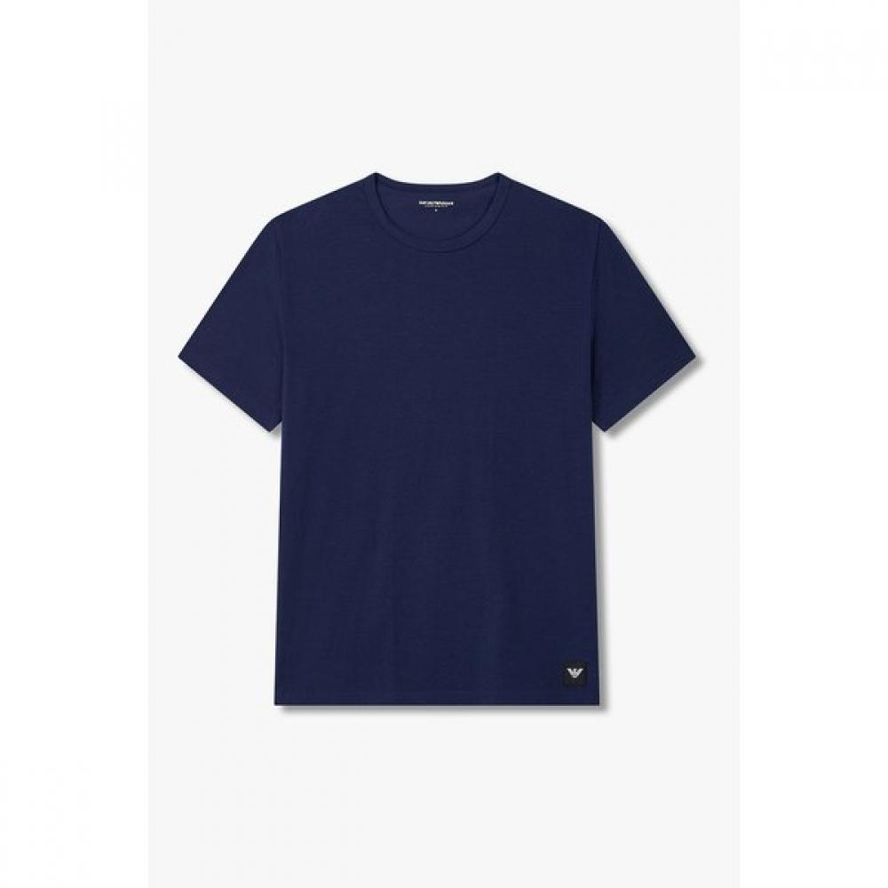 Emporio Armani Мужская домашняя футболка с нашивкой логотипа орла 0815334011 L(105)