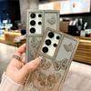 Für Samsung Galaxy S25 Ultra Hülle Strass Schmetterling Dekor Weiche TPU Handyhülle