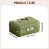 Lockable Storage Box Container Bin Multipurpose with Lock for Home Bedroom Office