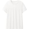 Beneunder Women's Cotton Short-Sleeve Shoulder-Fit Crewneck T-Shirt
