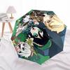 1pc Outdoor Umbrella with Cute Anime Characters - Automatic Opening/Closing, Portable 3-Fold Design, 8-Rib Iron Frame - Perfect Gift for Fans, Tr
