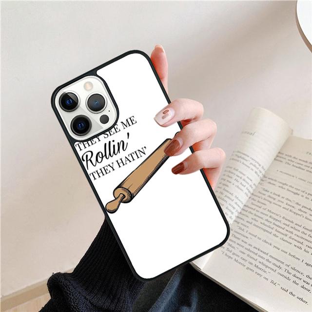 Love Baking Chef Knife Phone Case For iPhone 17 Air 15 16 Cover  14 11 13 Pro Max 12 Plus Max Cover Coque