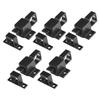 5PCS Automatic Door Latch Bolt Security Window Door Spring Bounce Lock Aluminum Alloy Anti-Theft Gate Automatic Latch Lock