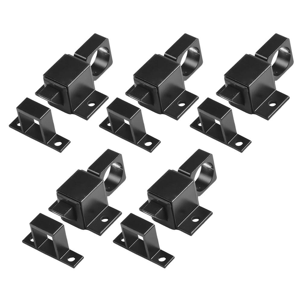 5PCS Automatic Door Latch Bolt Security Window Door Spring Bounce Lock Aluminum Alloy Anti-Theft Gate Automatic Latch Lock