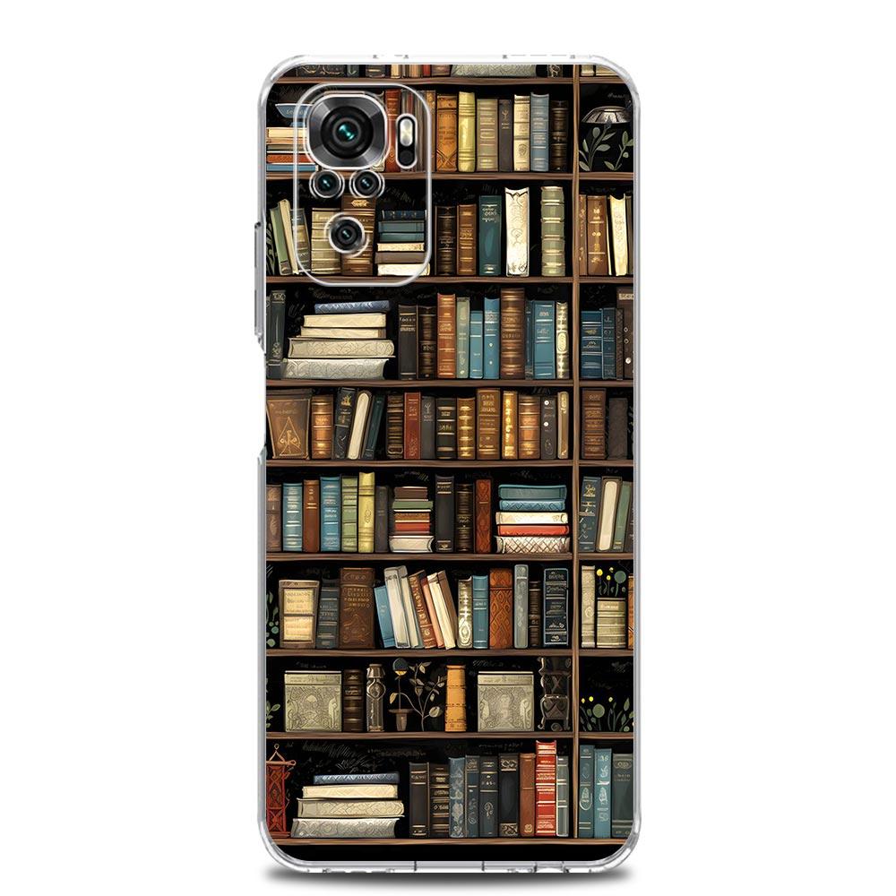 Read Books Illustration Soft Phone Case For Xiaomi Redmi Note 15 14 13 12 4G 10 11 Pro Plus 5G 14C 13C 12C 10C 9A Cover