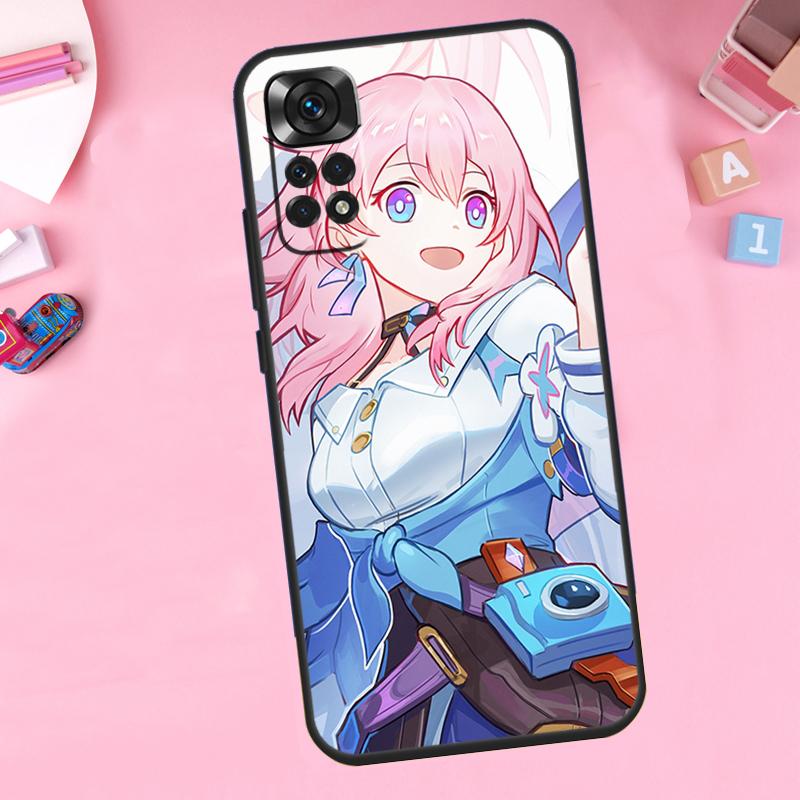 March 7th Honkai Star Rail Phone Case For Xiaomi Redmi Note 11 10 9 8 12 Pro Turbo 9S 10S 11S 12S 9A 9C 10C 12C Cover