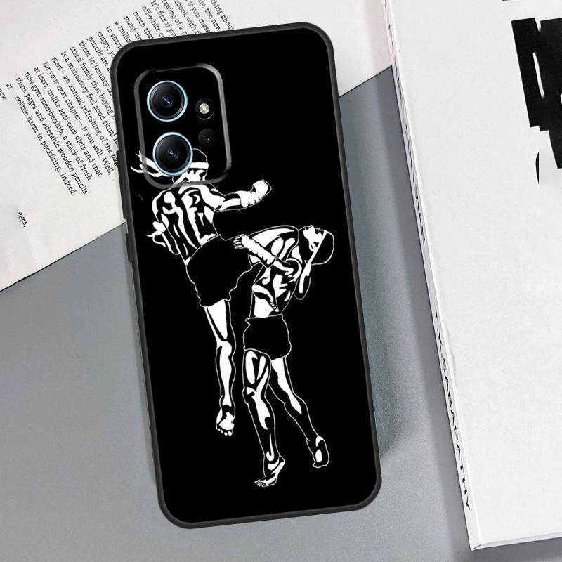 

Muay Thai Knee Case For Xiaomi Redmi Note 14 9 10 11 12 13 Pro 11S Cover For Redmi 15 15C 14C 12C 10C 13C Redmi 13C