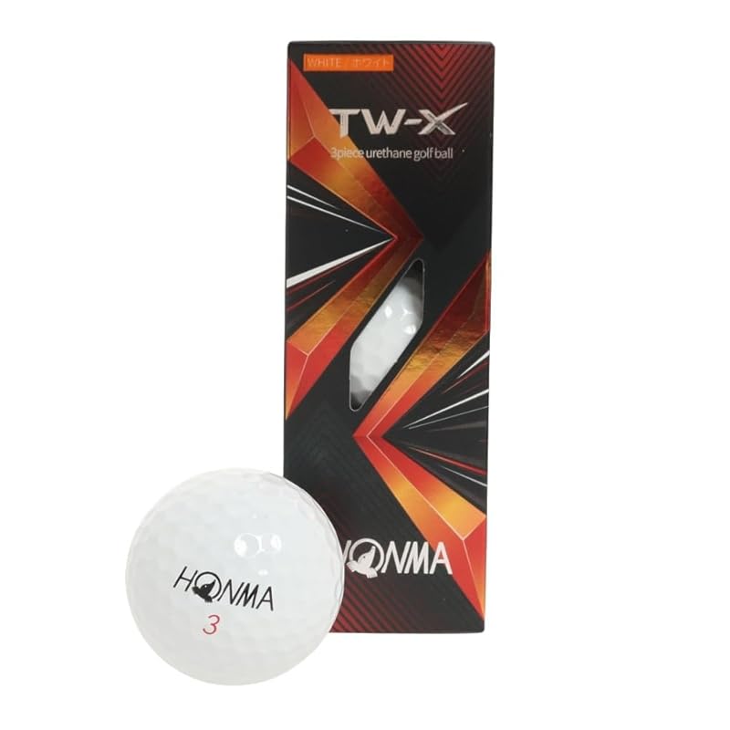 

Honma Golf (HONMA) TW-X ball TW-X 2021 WH (White/FF/Men s, Lady s)