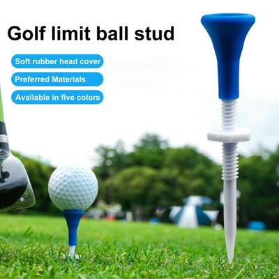 5 uds Tees de Golf tamaño compacto altura ajustable ligero irrompible camisetas de Golf de baja fricción ayuda de entrenamiento