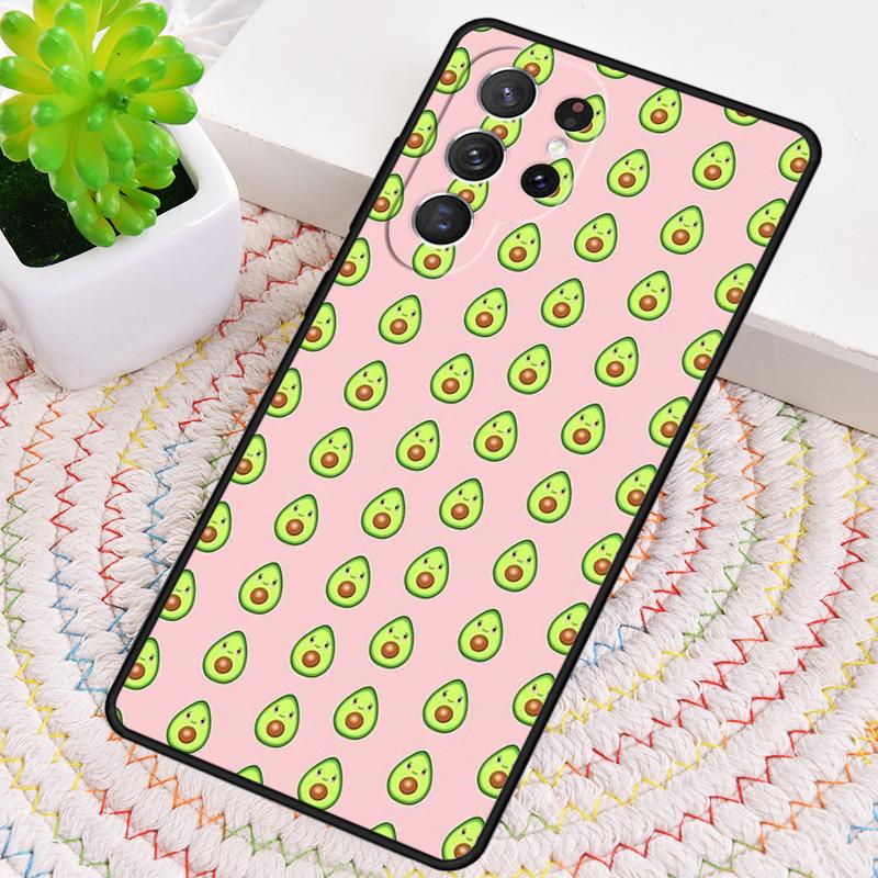 Funny Avocado Art Fruit Phone Case for Samsung Galaxy Note 10 Pro S26 Ultra S23 S24 FE S25 S21 S22 PLUS Shockproof Cove