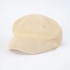 Retro Beret Caps For Women Solid Color Breathable Mesh Design Sun Protection Uv Block Spring Summer Linen Girls Adjustable Daily
