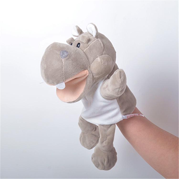 Animal Hand Puppet Plush Toy for Parent-Child Interaction - Storytelling Glove Doll with Movable Mouth