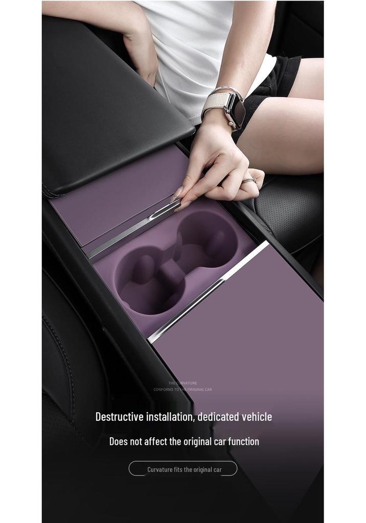 Tesla Model Y/3 Refresh Center Console Wireless Charger Silicone Pad