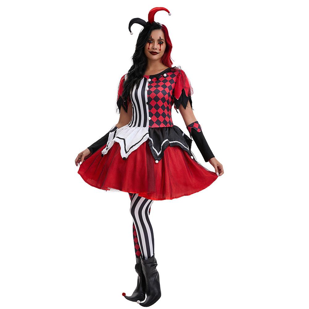 Halloween New Horror Clown Costume Wraith Horror Festival Party Stage Performance Costume