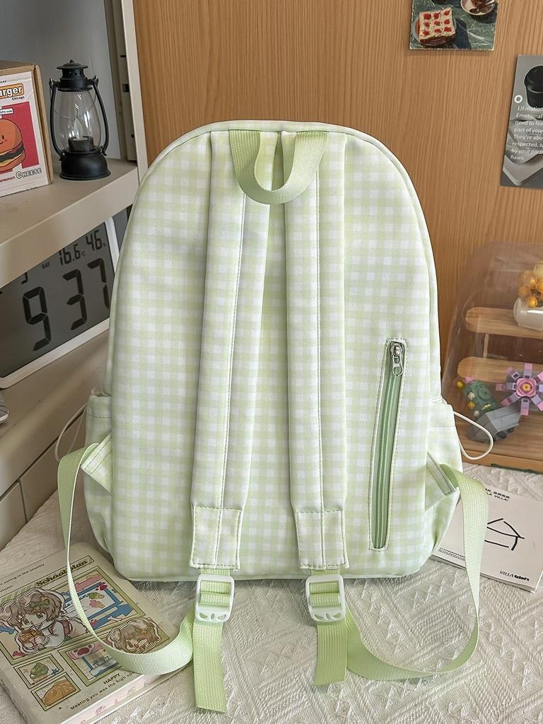 Casual Girl Backpack With Embroidery For Travel And School Use