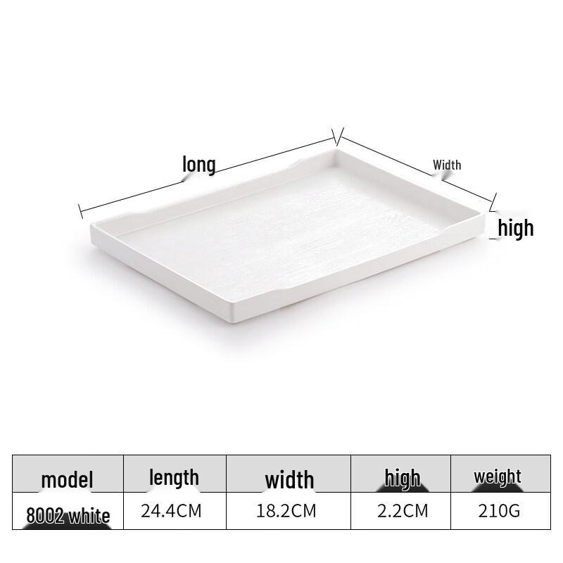 Rectangular Imitation Wood Grain Serving Tray