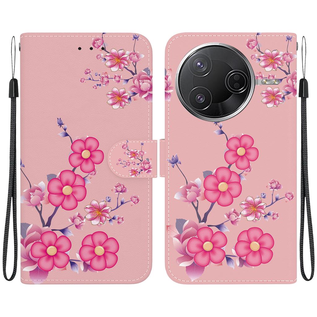 Per Xiaomi Poco F7 Pro 5G/F7 Ultra 5G/Redmi K80 Pro 5G/K80 5G Custodia a Portafoglio per Telefono Copertura a Libro in Pelle Stampa a Motivo