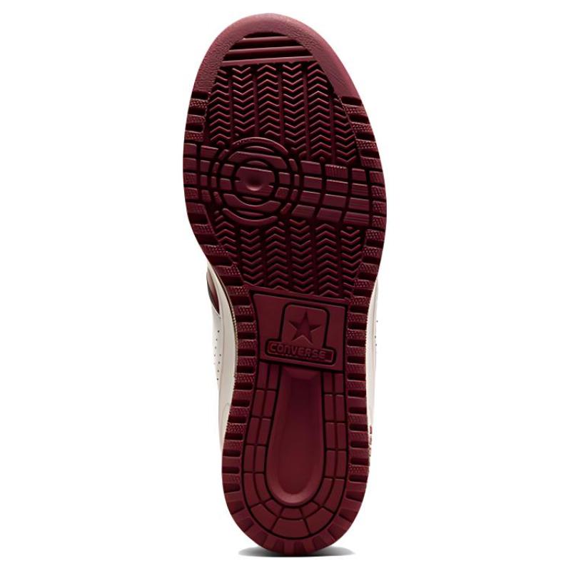 Converse Weapon Anti-slip and Wear-resistant Low-top Board Shoes Unisex White and Red