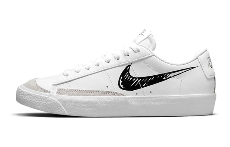

Nike Synthetic Leather Slip Resistant Cushioning Abrasion Resistant Low top Kids Skateboarding Shoes Kids DM7819-100 37.5