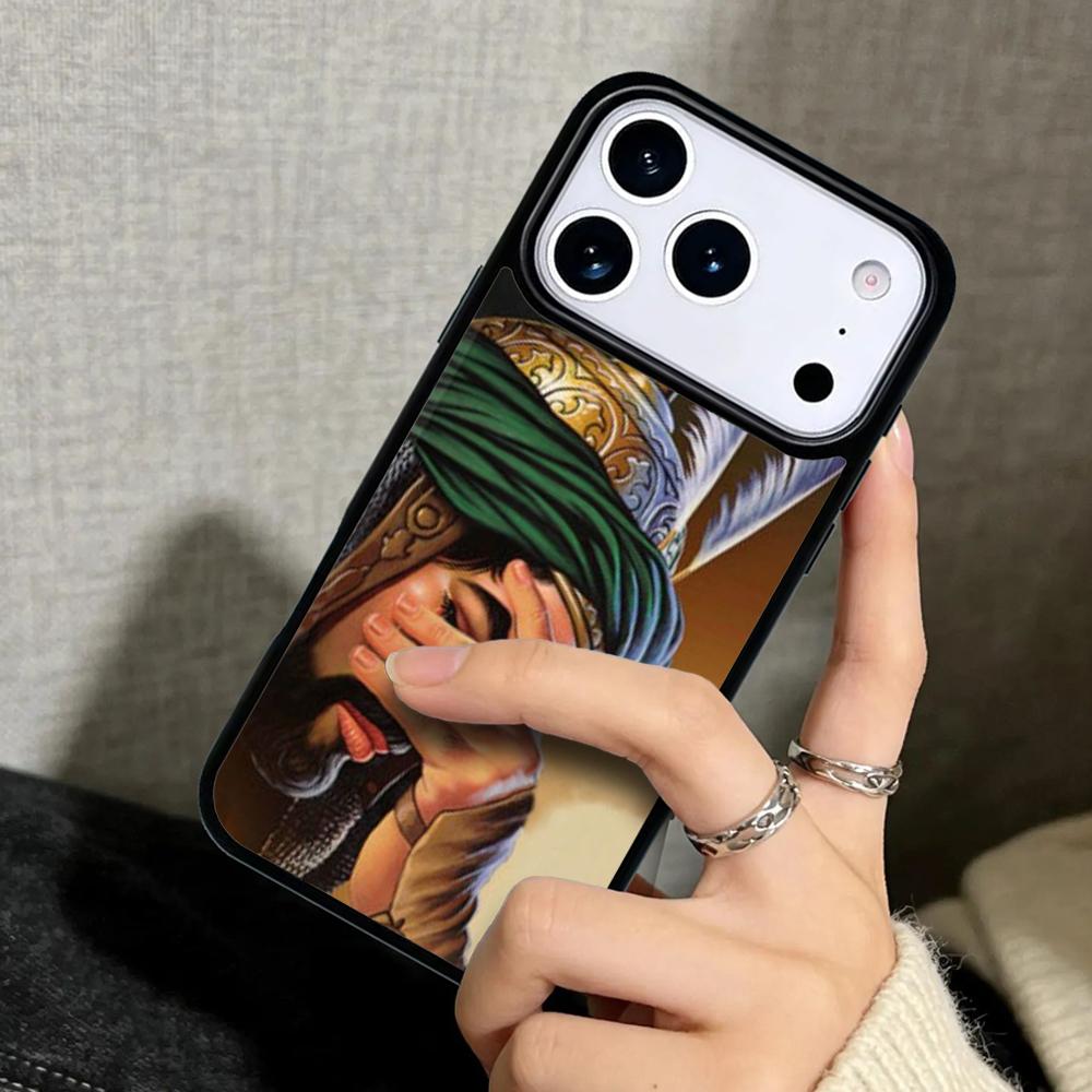 Capa Case for iPhone 17 Air 16 Pro Max 15 Plus 11 13 Mini 14 12 Back Phone Cover Imam Hussain Shia Ali