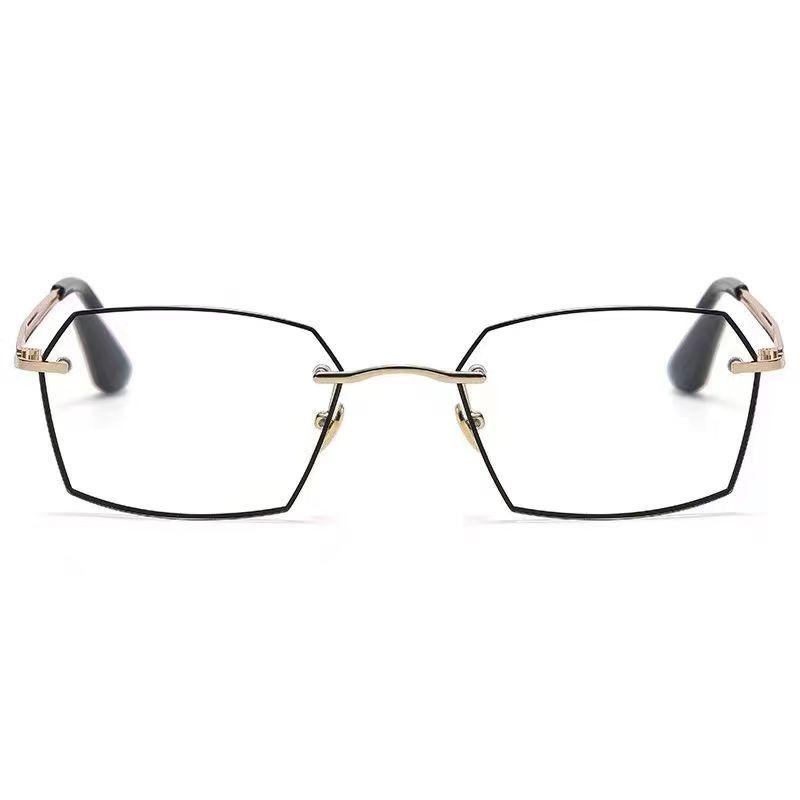 Ultra-Clear Frameless Men's Reading Glasses - Anti-Blue Light, Anti-Fatigue, HD Farsightedness Glasses for Middle-Aged and Elderly