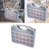 Hardware Organizer Box with Dividers Small Parts Organizer Portable Tool Box Plastic Screw Storage for Nuts Beads