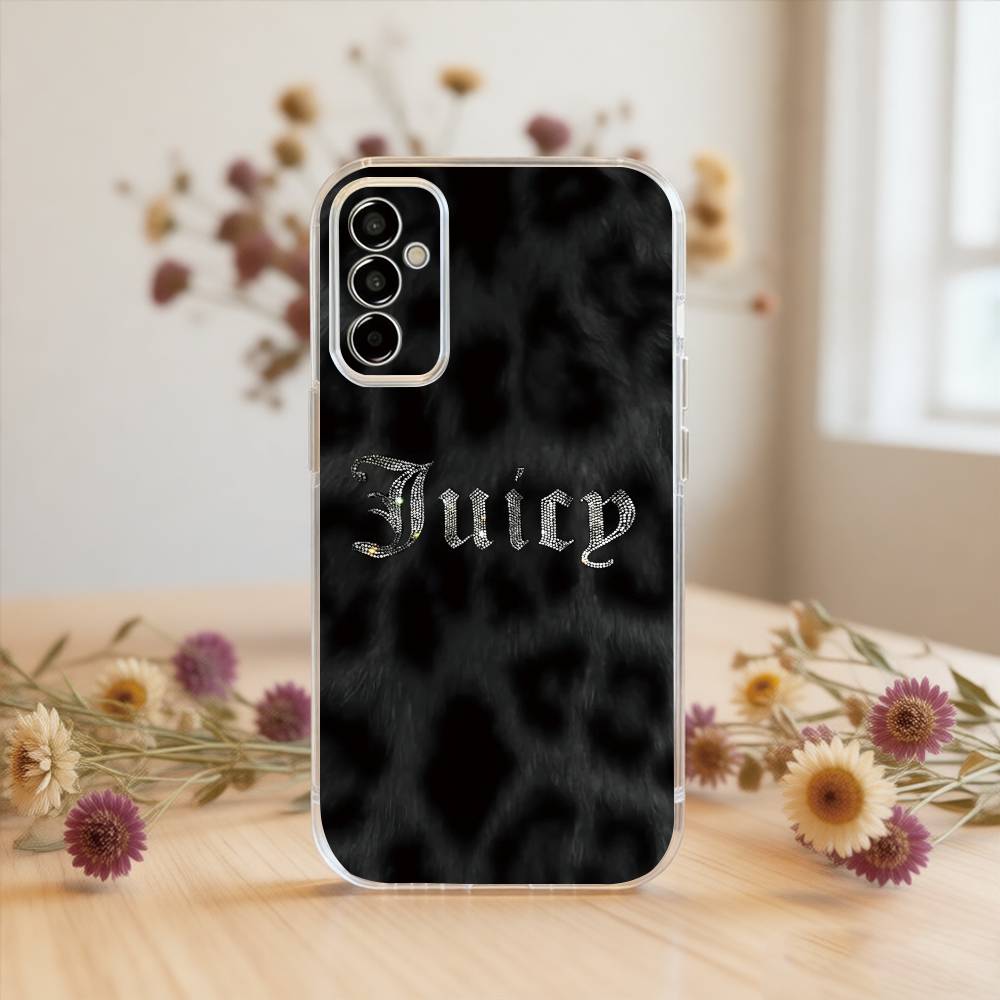J-Juicy C-Couture Phone Case Transparent Silicone Soft For SamsungA10,12,20,21S,30,31,40,50,51,52,70,71 Samsung a50 30s 50s