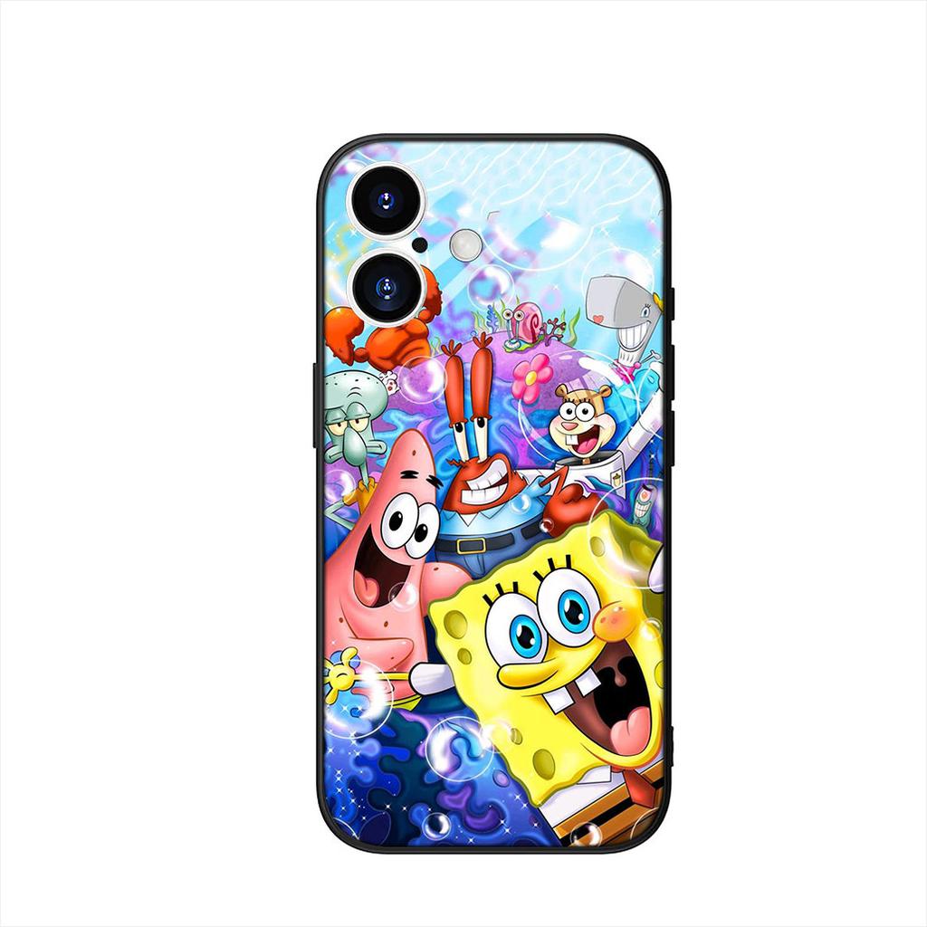 Sponges Anime Bobs Squares Cute P-Pants Cover Phone Case for Apple iPhone 17 16 15 11 Pro XS Max XR 6 7 8 Plus + SE 2020 5 16E