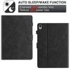 For Lenovo Tab P11 Case Honeycomb Printed Leather Tablet Cover with Card Slot