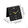 Acrylic Analog Table Clock, Silent, Decorative for Living Room Shelf