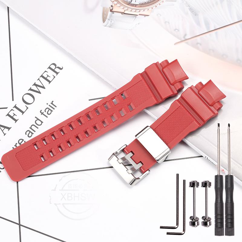 Resin Band Suitable For Casio G-shock GW-4000 GA-1000 GW-A1000 GW-A1100 G-1400 Color Rubber Waterproof Watch Chain Accessories