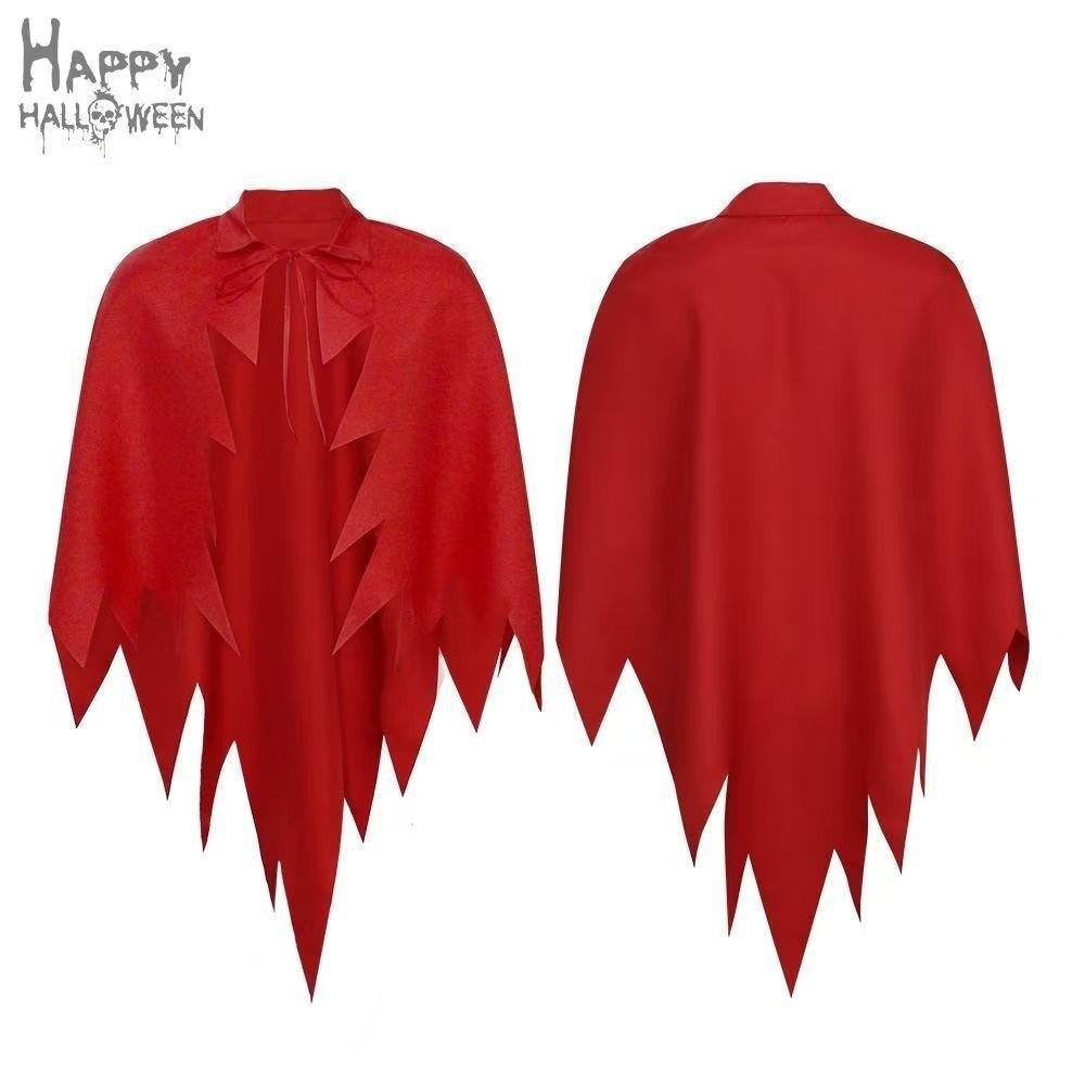 Smock Style Demon Cloak Headband Set With Headband Party Masquerade Cloth Cosplay Costume  Men