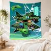 Minecraft Custom Wall Tapestry Foldable Wall Tapestry Non-Fading Color Perfect for Office Wall Ideal for All Seasons Housewarming Gift