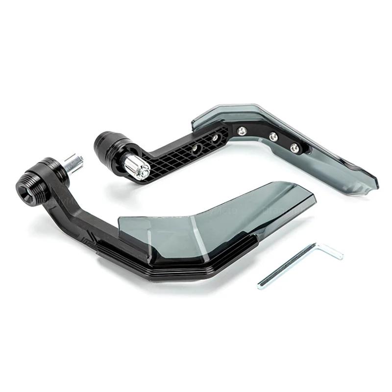 Windproof Universal 7/8" Handlebar Protectors for Motorcycle Scooter Mountain E-Bike Brake Lever Guard with Aluminum Stiffener