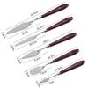 FAIS DU Cake Spatula 5 Piece/Set Baking Pastry Tool Toner Tool Stainless Steel Oil Painting Knives Scraper Art Tools