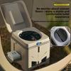 New Folding Toilet, Car-mounted Emergency Camping Toilet Stool, Adult Portable Odor-proof Outdoor Mobile Toilet